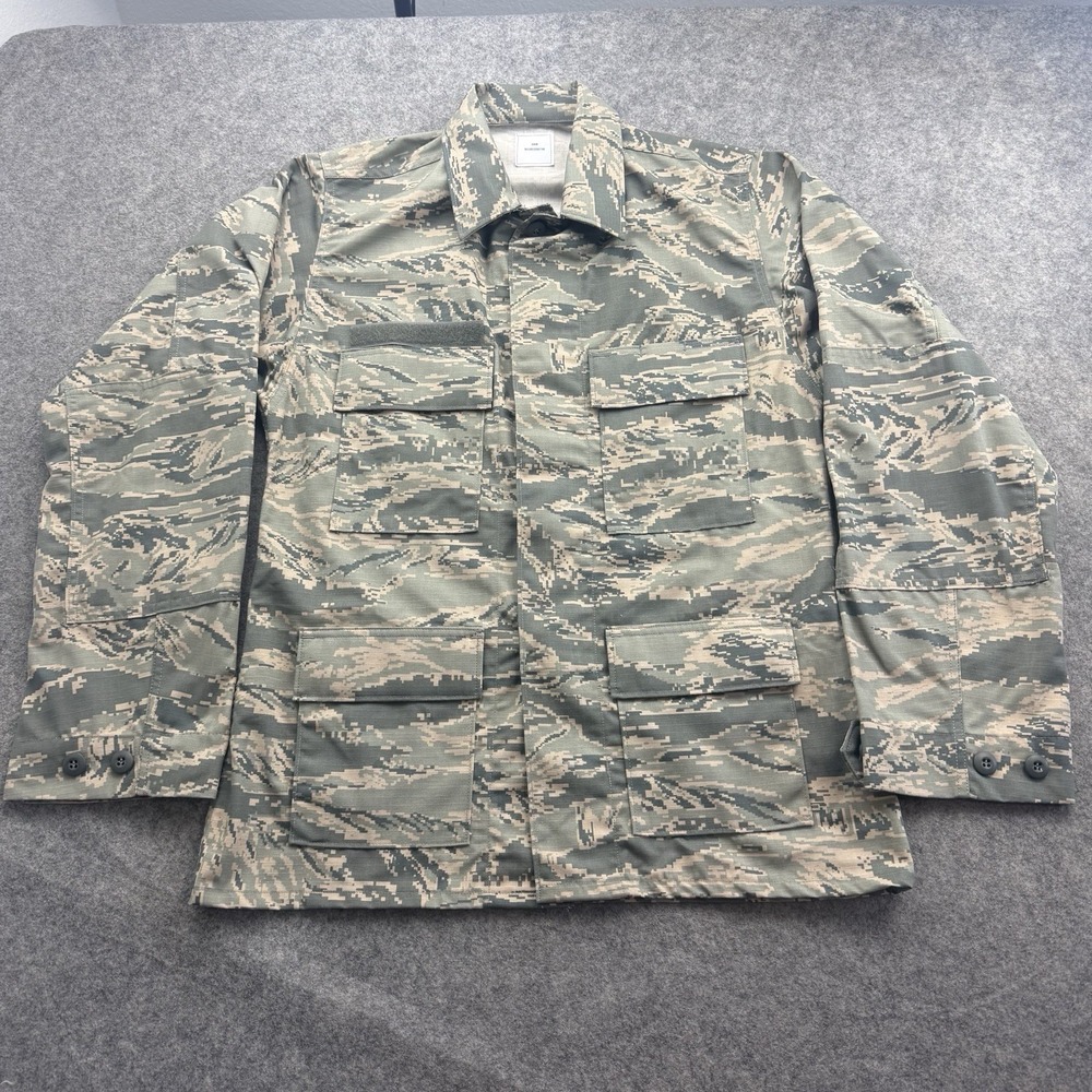 US Air Force ABU Digital Camo Tiger Stripe Field Coat Mens 36R Utility Ripstop